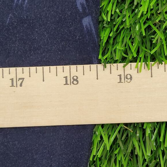 Hawaii Hawaiian Floral Button Shirt XS/S 18x29 Navy-Blue Summer Aloha - Picture 7 of 12